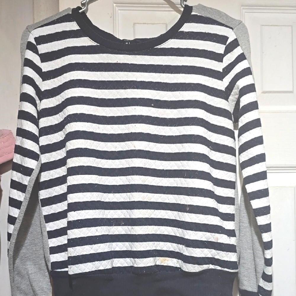 Striped Black and White Sweater